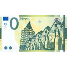 0 Euro biljet Rotterdam Cube Houses